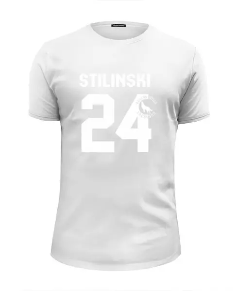 Заказать мужскую футболку в Москве. Футболка базовая Stilinski 24 от cherdantcev - готовые дизайны и нанесение принтов.