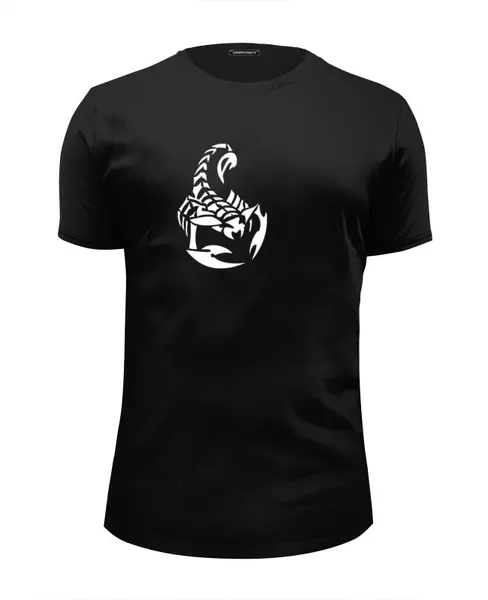 Заказать мужскую футболку в Москве. Футболка базовая Скорпионс от Printio - готовые дизайны и нанесение принтов.