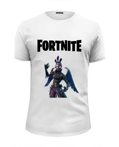 Заказать мужскую футболку в Москве. Футболка базовая Fortnite от AstArt - готовые дизайны и нанесение принтов.
