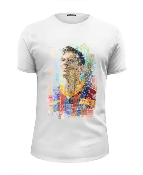 Заказать мужскую футболку в Москве. Футболка базовая Месси от CoolDesign - готовые дизайны и нанесение принтов.