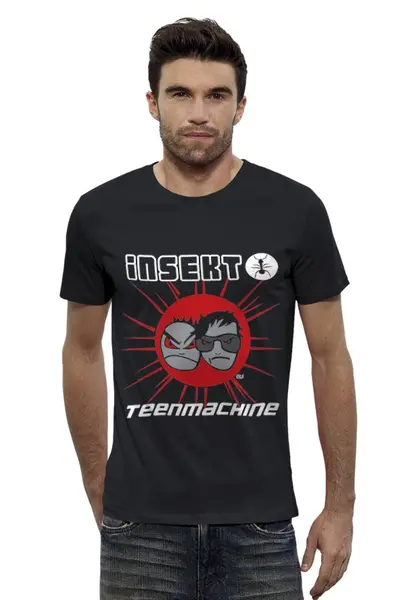 Заказать мужскую футболку в Москве. Футболка базовая Insekt / Teenmachine от OEX design - готовые дизайны и нанесение принтов.