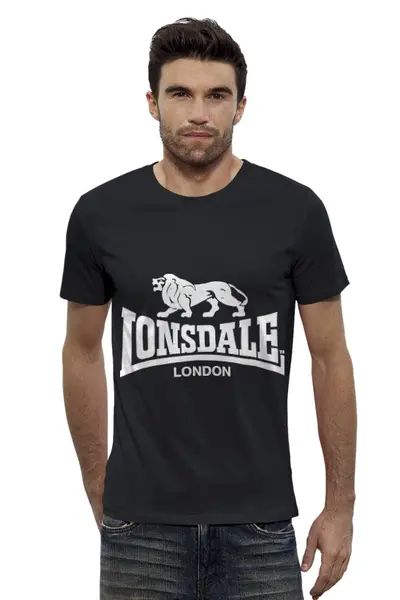 Заказать мужскую футболку в Москве. Футболка базовая lonsdale london от rancid - готовые дизайны и нанесение принтов.