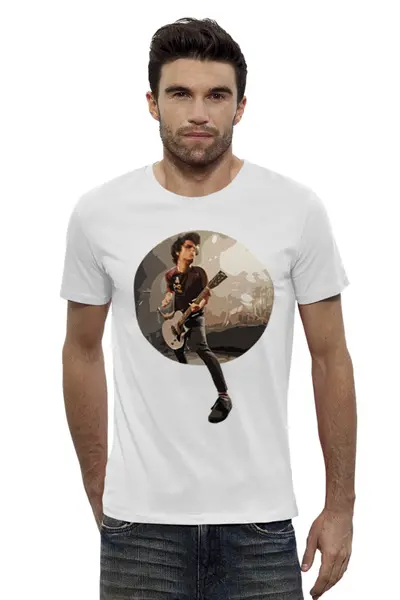 Заказать мужскую футболку в Москве. Футболка базовая Green Day от Just Paul - готовые дизайны и нанесение принтов.