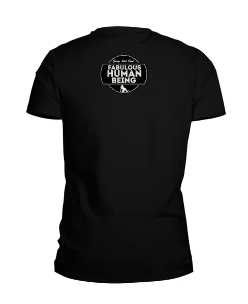 Заказать мужскую футболку в Москве. Футболка базовая "Fabulous Human Being" (Mark II) от Михаил - готовые дизайны и нанесение принтов.