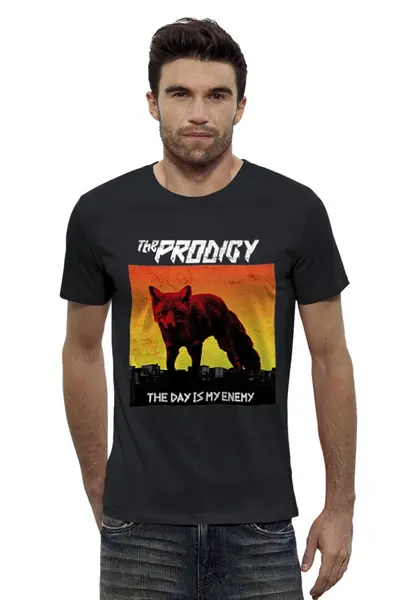 Заказать мужскую футболку в Москве. Футболка базовая The Prodigy от OEX design - готовые дизайны и нанесение принтов.