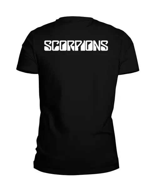 Заказать мужскую футболку в Москве. Футболка базовая Scorpions Band от Leichenwagen - готовые дизайны и нанесение принтов.