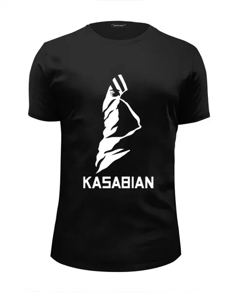 Заказать мужскую футболку в Москве. Футболка базовая Kasabian от Easy-store - готовые дизайны и нанесение принтов.