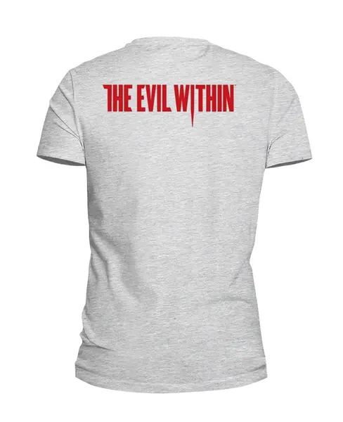Заказать мужскую футболку в Москве. Футболка базовая The Evil Within от Leichenwagen - готовые дизайны и нанесение принтов.