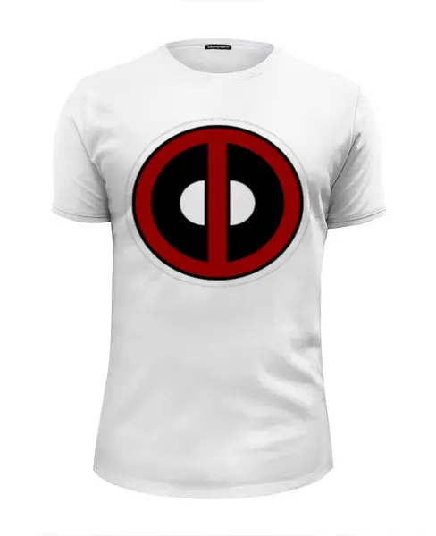 Заказать мужскую футболку в Москве. Футболка базовая Deadpool от Poolman - готовые дизайны и нанесение принтов.