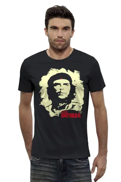 Заказать мужскую футболку в Москве. Футболка базовая Ernesto Che Guevara от Сергей Дульнев - готовые дизайны и нанесение принтов.