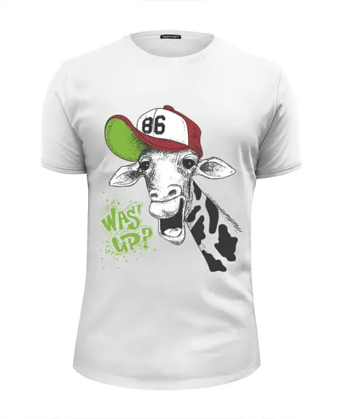 Заказать мужскую футболку в Москве. Футболка базовая Wa up? от fairpoker@mail.ru - готовые дизайны и нанесение принтов.