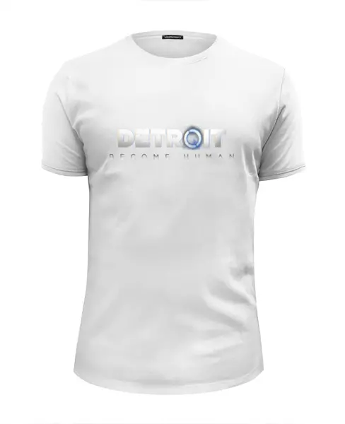 Заказать мужскую футболку в Москве. Футболка базовая Detroit Become Human от THE_NISE  - готовые дизайны и нанесение принтов.