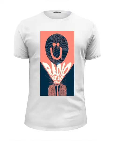 Заказать мужскую футболку в Москве. Футболка базовая Radiohead Balloon T-Shirt от ksnkch - готовые дизайны и нанесение принтов.