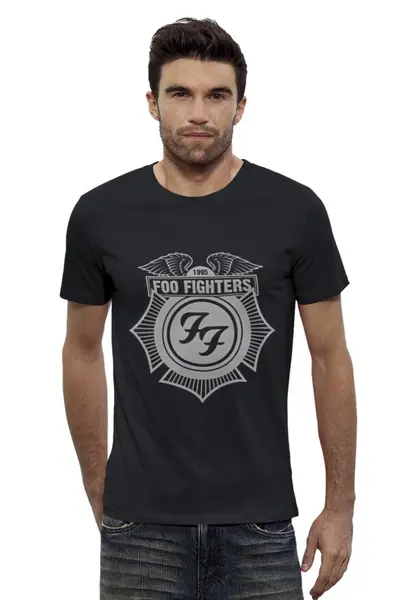 Заказать мужскую футболку в Москве. Футболка базовая  Foo Fighters от geekbox - готовые дизайны и нанесение принтов.