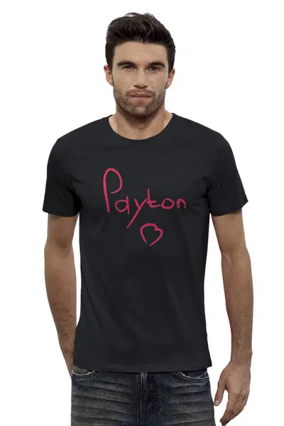 Заказать мужскую футболку в Москве. Футболка базовая Payton Moormeier от Павел Павел - готовые дизайны и нанесение принтов.