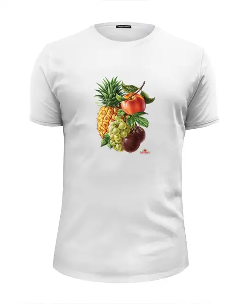 Заказать мужскую футболку в Москве. Футболка базовая Плодово-ягодный букет от Виктор Гришин - готовые дизайны и нанесение принтов.