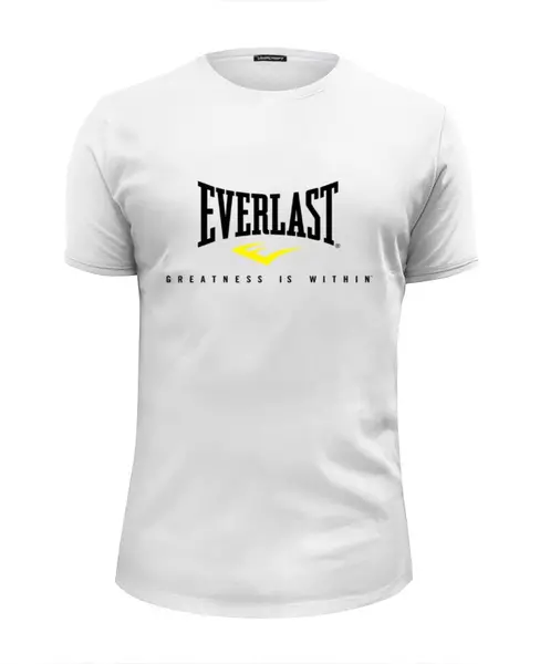 Заказать мужскую футболку в Москве. Футболка базовая everlast от alex122345 - готовые дизайны и нанесение принтов.