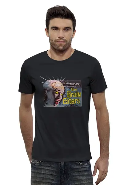 Заказать мужскую футболку в Москве. Футболка базовая the Brain Eaters        от dyzel1 - готовые дизайны и нанесение принтов.