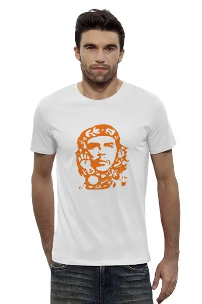 Заказать мужскую футболку в Москве. Футболка базовая Che Guevara от trend - готовые дизайны и нанесение принтов.