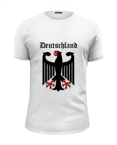 Заказать мужскую футболку в Москве. Футболка базовая Германия от tshirt - готовые дизайны и нанесение принтов.