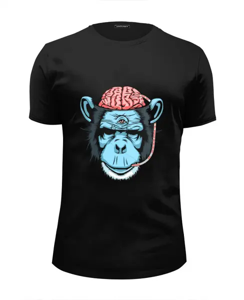 Заказать мужскую футболку в Москве. Футболка базовая BrainMonkey от priceless - готовые дизайны и нанесение принтов.