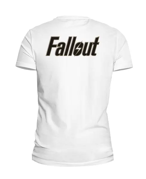 Заказать мужскую футболку в Москве. Футболка базовая Fallout от Leichenwagen - готовые дизайны и нанесение принтов.