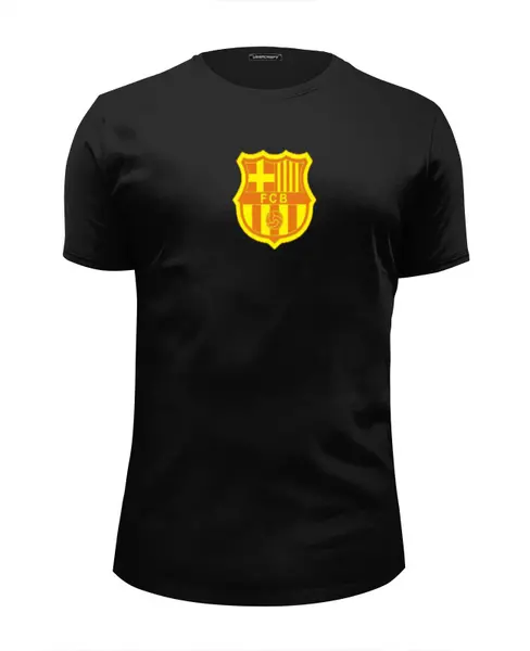 Заказать мужскую футболку в Москве. Футболка базовая Cesare-FC Batcelona 49 от cesare - готовые дизайны и нанесение принтов.