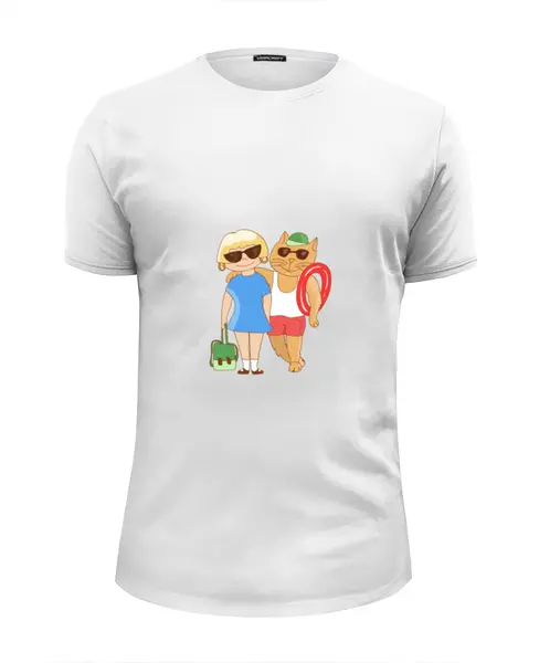 Заказать мужскую футболку в Москве. Футболка базовая Hello summer от T-shirt print  - готовые дизайны и нанесение принтов.