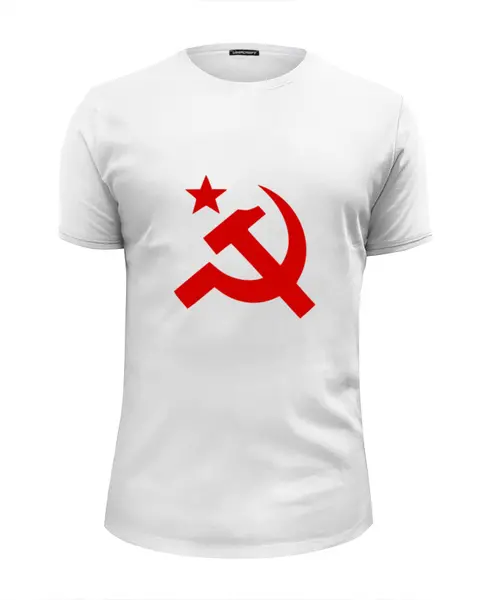 Заказать мужскую футболку в Москве. Футболка базовая Советский Союз от THE_NISE  - готовые дизайны и нанесение принтов.