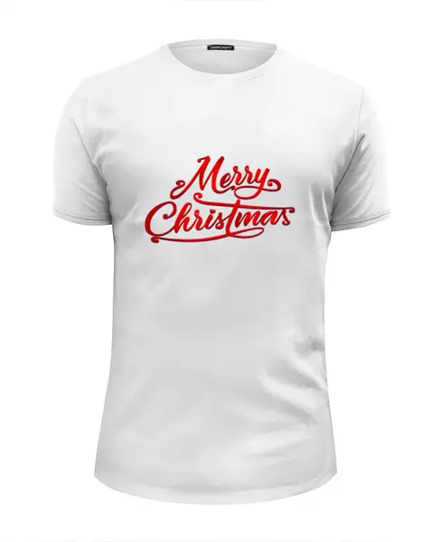 Заказать мужскую футболку в Москве. Футболка базовая Merry Christmas от THE_NISE  - готовые дизайны и нанесение принтов.