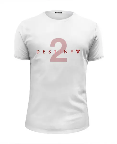 Заказать мужскую футболку в Москве. Футболка базовая Destiny 2  от THE_NISE  - готовые дизайны и нанесение принтов.