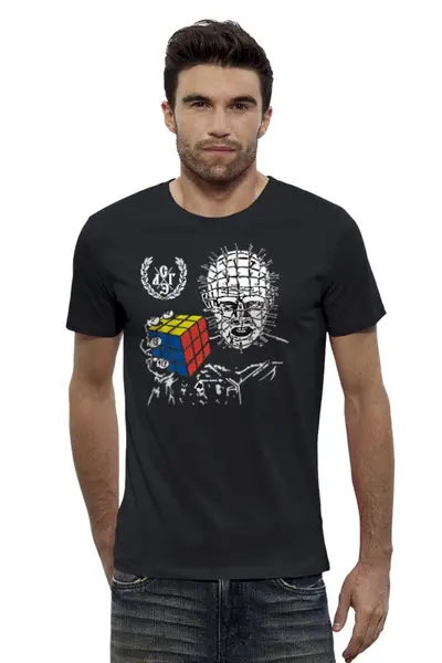 Заказать мужскую футболку в Москве. Футболка базовая Pinhead от торгаш - готовые дизайны и нанесение принтов.
