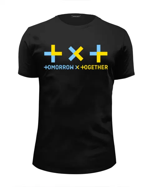 Заказать мужскую футболку в Москве. Футболка базовая TXT / Tomorrow X Together  от geekbox - готовые дизайны и нанесение принтов.