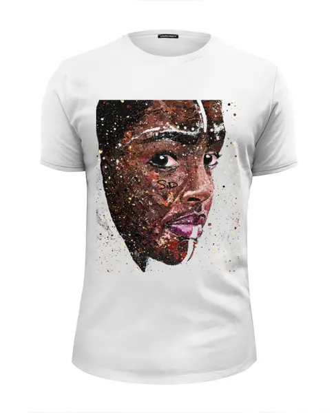 Заказать мужскую футболку в Москве. Футболка базовая Африка1 by Sid_ARTwork  от sidgrafa@gmail.com - готовые дизайны и нанесение принтов.