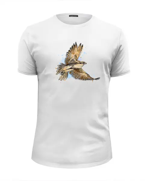 Заказать мужскую футболку в Москве. Футболка базовая Сокол от printeriumstore@gmail.com - готовые дизайны и нанесение принтов.