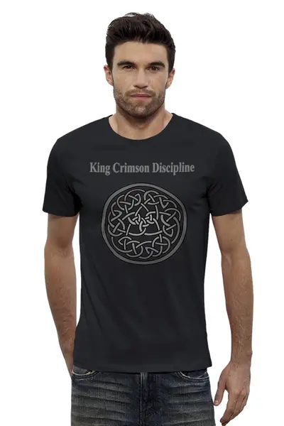 Заказать мужскую футболку в Москве. Футболка базовая King Crimson от geekbox - готовые дизайны и нанесение принтов.