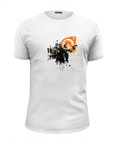 Заказать мужскую футболку в Москве. Футболка базовая Футболка Half-Life 2 от nessime - готовые дизайны и нанесение принтов.