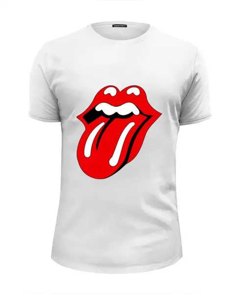 Заказать мужскую футболку в Москве. Футболка базовая The Rolling Stones от Jimmy Flash - готовые дизайны и нанесение принтов.