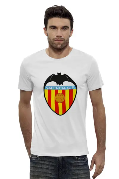 Заказать мужскую футболку в Москве. Футболка базовая Valencia от THE_NISE  - готовые дизайны и нанесение принтов.