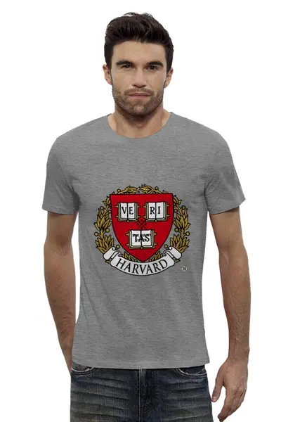 Заказать мужскую футболку в Москве. Футболка базовая Harvard_ARSB от ARSBOYZ BRAND - готовые дизайны и нанесение принтов.