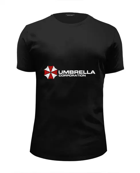 Заказать мужскую футболку в Москве. Футболка базовая Umbrella от cherdantcev - готовые дизайны и нанесение принтов.