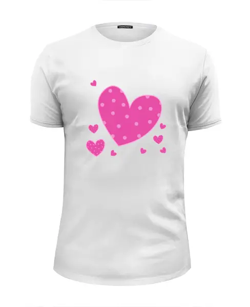 Заказать мужскую футболку в Москве. Футболка базовая "LOVE" от Abstractiya - готовые дизайны и нанесение принтов.