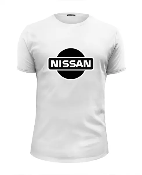 Заказать мужскую футболку в Москве. Футболка базовая Nissan от THE_NISE  - готовые дизайны и нанесение принтов.