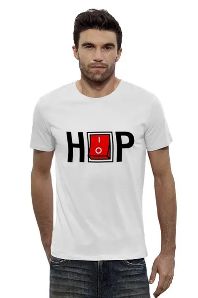 Заказать мужскую футболку в Москве. Футболка базовая Хип Хоп от MariYang  - готовые дизайны и нанесение принтов.