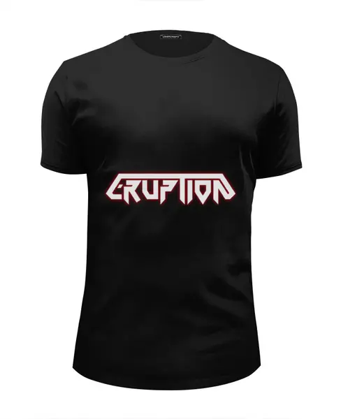Заказать мужскую футболку в Москве. Футболка базовая Eruption thrash metal band от Leichenwagen - готовые дизайны и нанесение принтов.