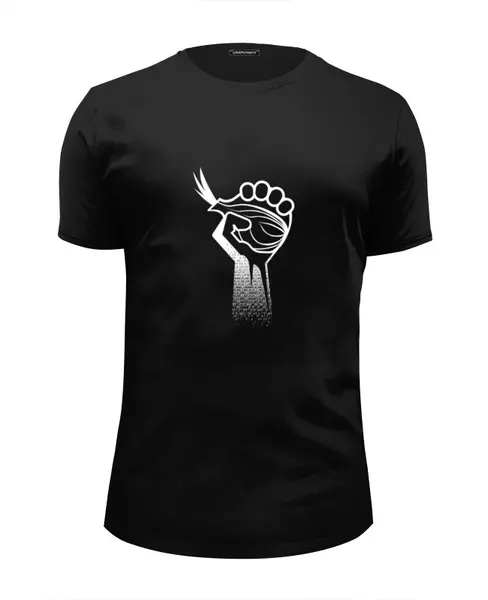 Заказать мужскую футболку в Москве. Футболка базовая Digital Resistance от planetorius - готовые дизайны и нанесение принтов.