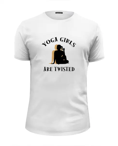 Заказать мужскую футболку в Москве. Футболка базовая Йога (Yoga) от trugift - готовые дизайны и нанесение принтов.