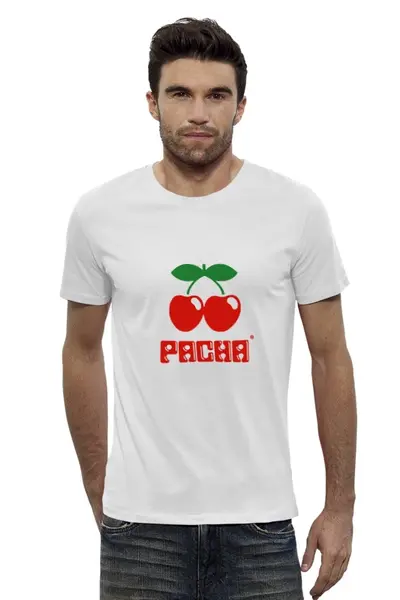 Заказать мужскую футболку в Москве. Футболка базовая pacha от olala - готовые дизайны и нанесение принтов.