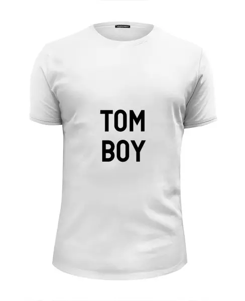 Заказать мужскую футболку в Москве. Футболка базовая TOM BOY от td-1991@yandex.ru - готовые дизайны и нанесение принтов.