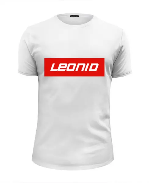 Заказать мужскую футболку в Москве. Футболка базовая Leonid от THE_NISE  - готовые дизайны и нанесение принтов.